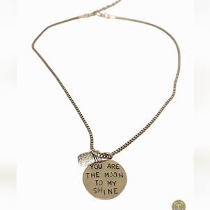 Bourban And Boots You Are The Moon To My Shine Necklace
